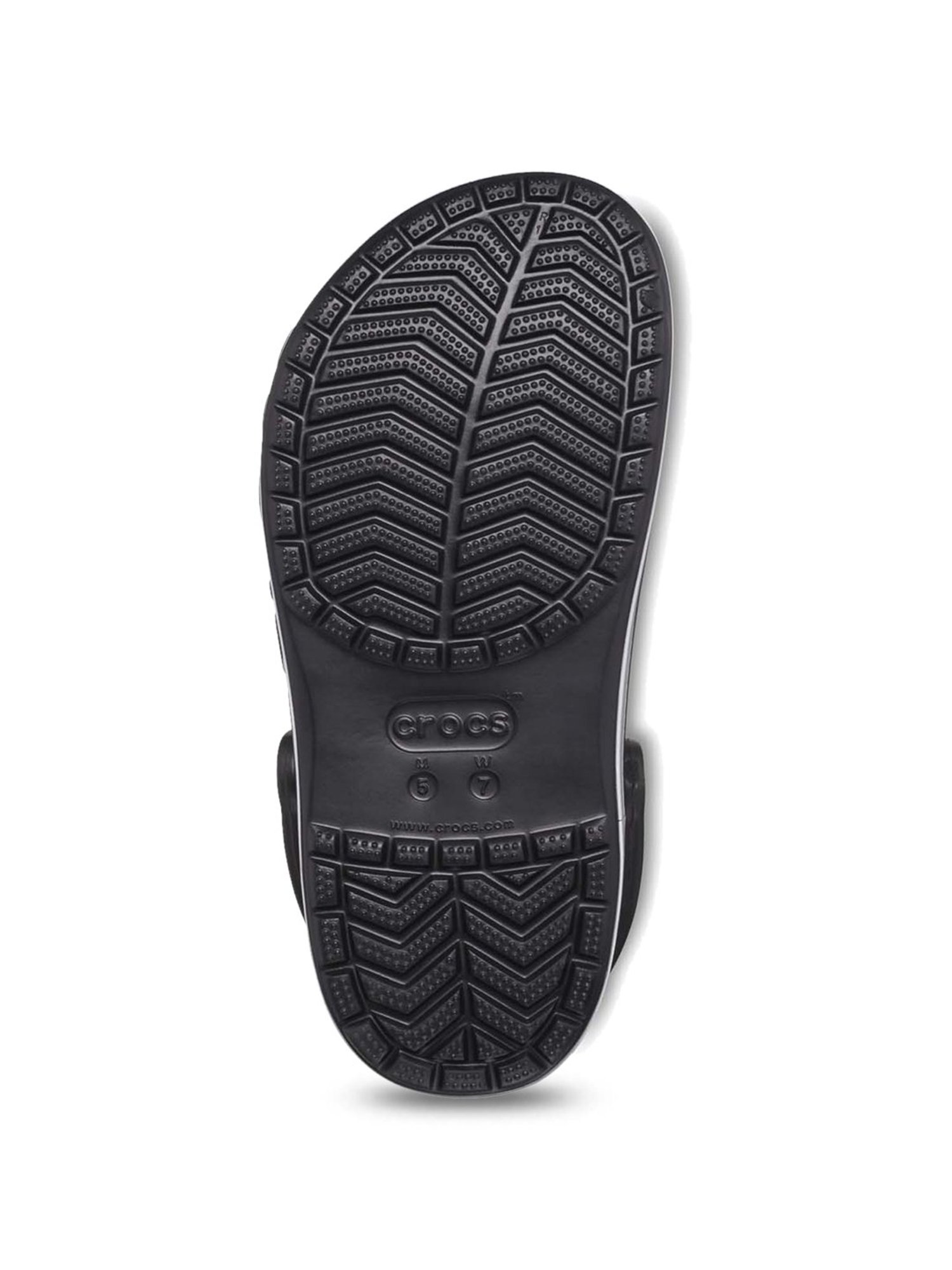 Crocs Men's Bayaband Black Back Strap Clogs