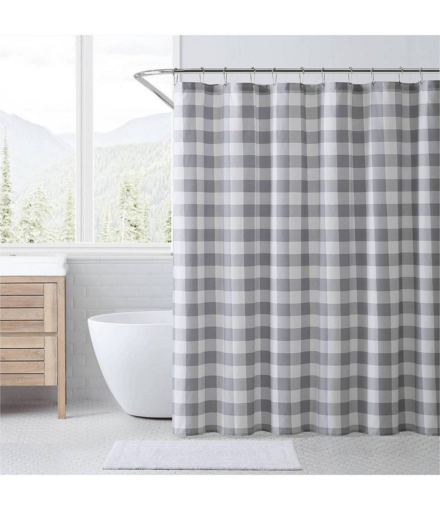 Eddie Bauer Kettle Falls Plaid Shower Curtain