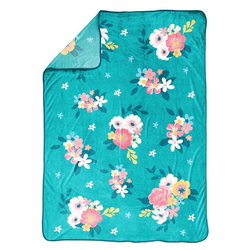 62"x90" To All the Boys I've Loved Before Laura Floral Blanket