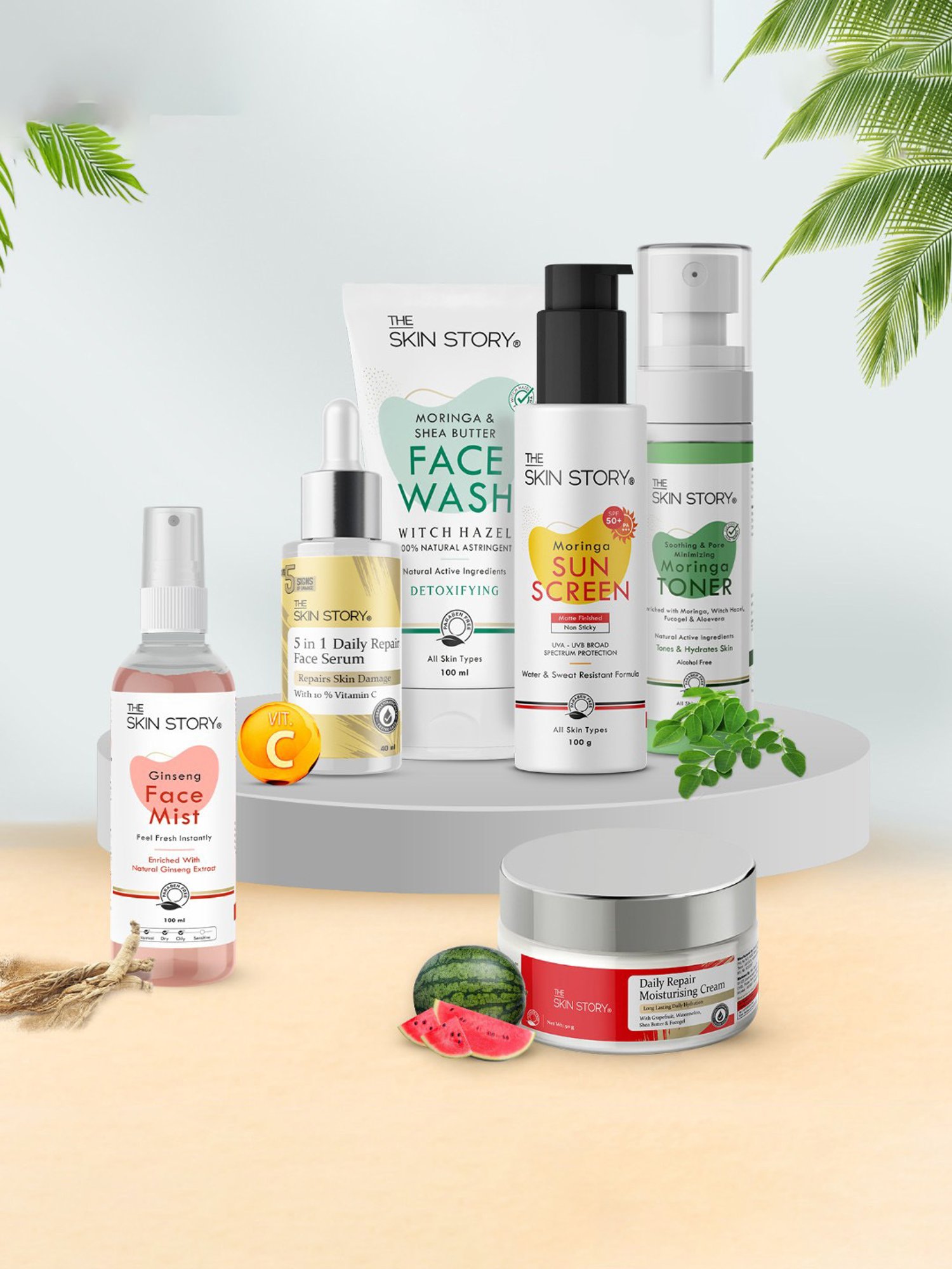 The Skin Story Watermelon & Shea Butter Daily Repair Moisturising Cream - 50 gm