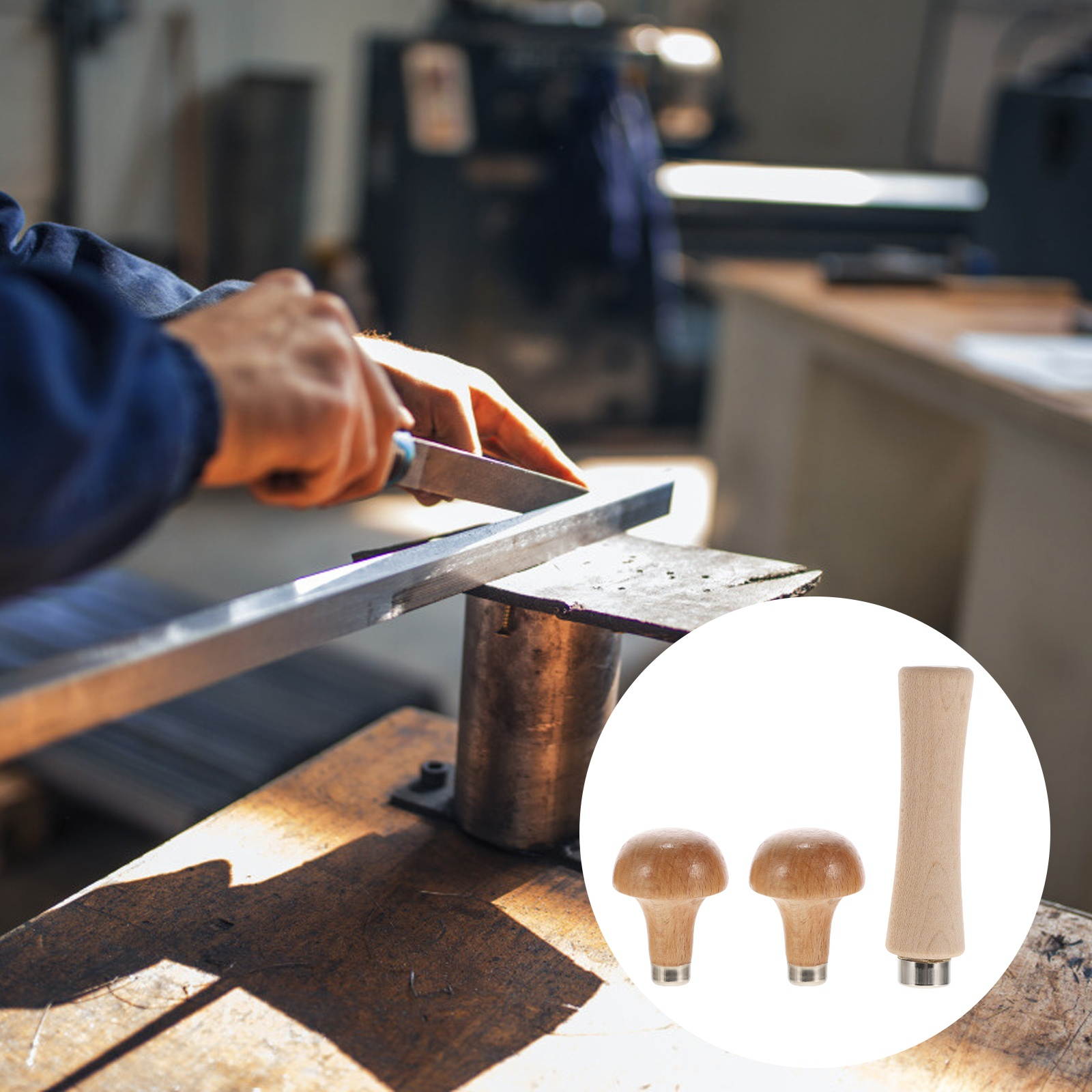 3 Pcs Portable Durable Practical Screwdriver Handles Cutting File Handles for Women