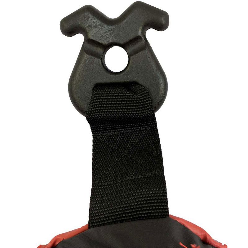 RAVE Sports 02918-RV-SMU Ripper 2 Rider Nylon Inflatable Towable Float with Foam Handles, Neoprene Knuckle Guards and Quick Connect Tow Points, Red