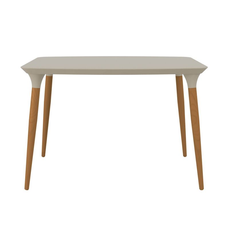 45.47" Homedock Rectangle Dining Table Off White/Cinnamon - Manhattan Comfort