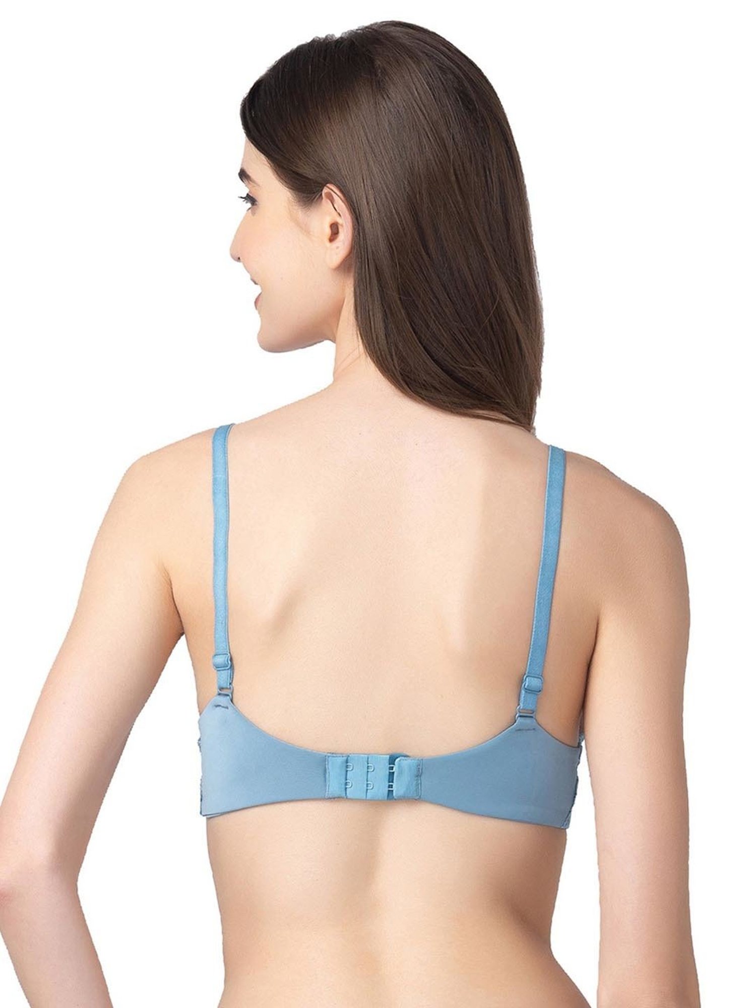 Candyskin Blue Full Coverage T-Shirt Bra