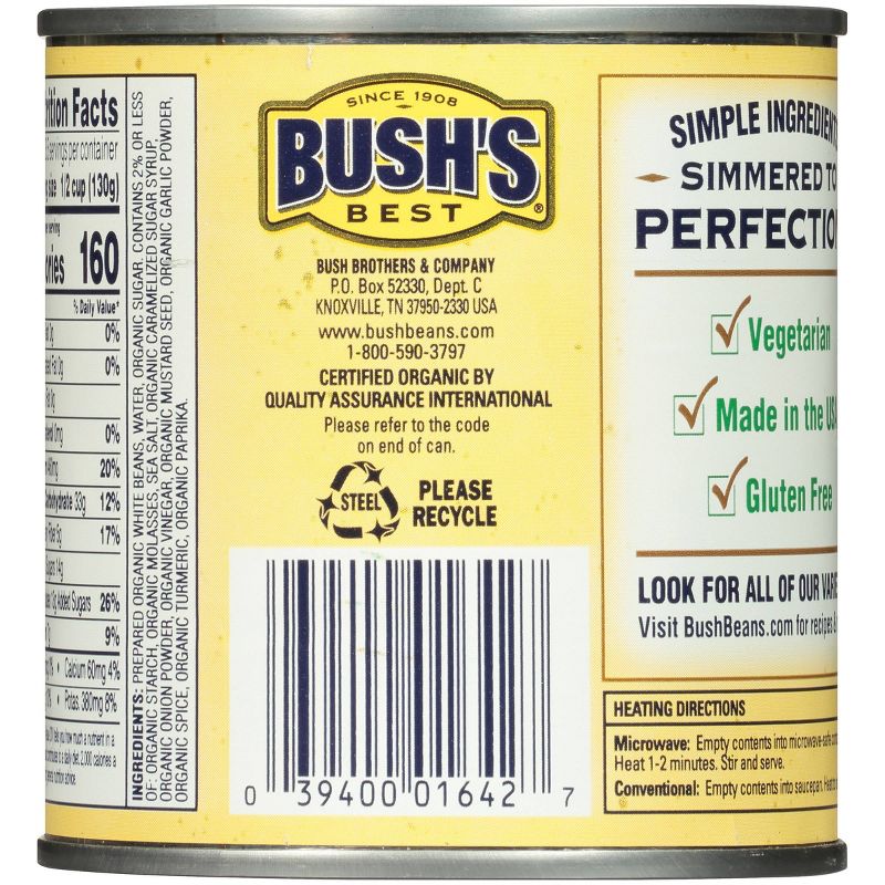 Bush's Organic Baked Beans - 16oz