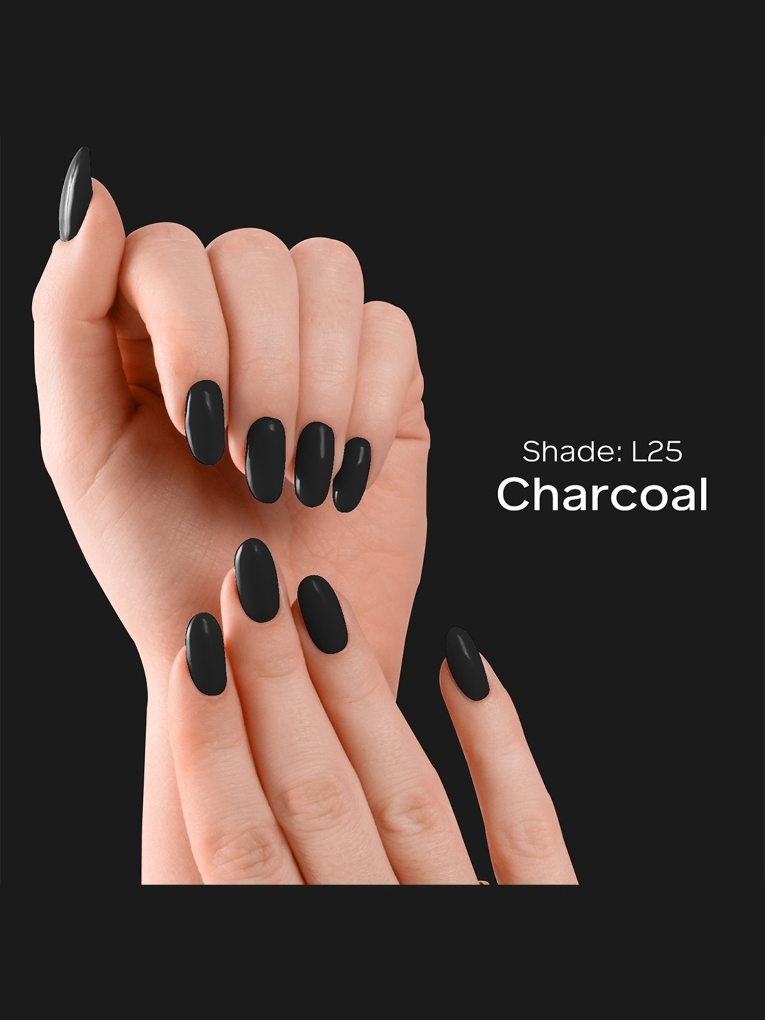 FACES CANADA Ultime Pro Splash Luxe Nail Enamel Charcoal L25 - 12 ml