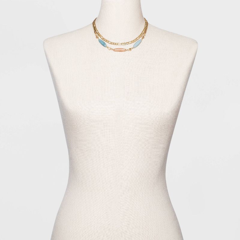 Open Drop Hoop Earrings - Universal Thread™ Gold