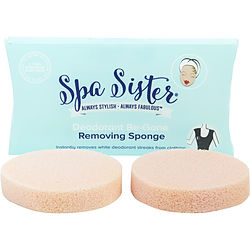 SPA SISTER DEODORANT REMOVING SPONGE 2 PACK