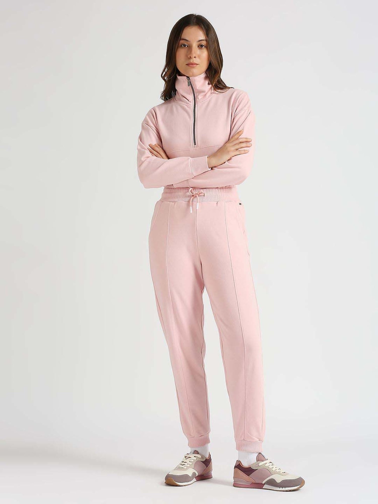 Pepe Jeans Cloud Pink Cotton Joggers