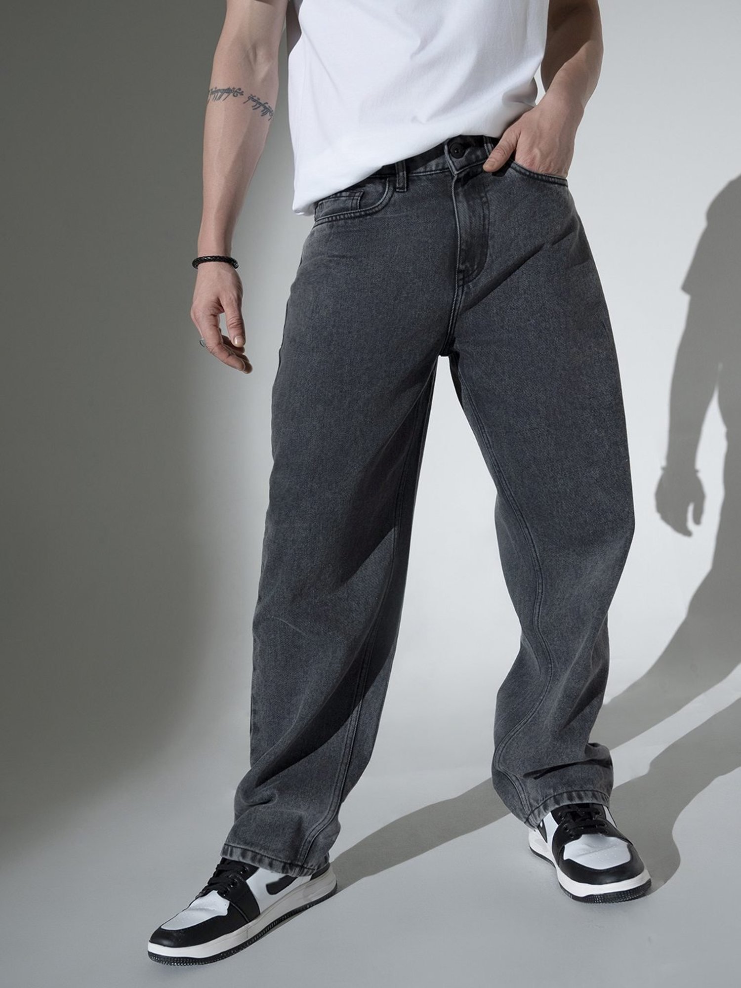 Hubberholme Grey Relaxed Fit Jeans