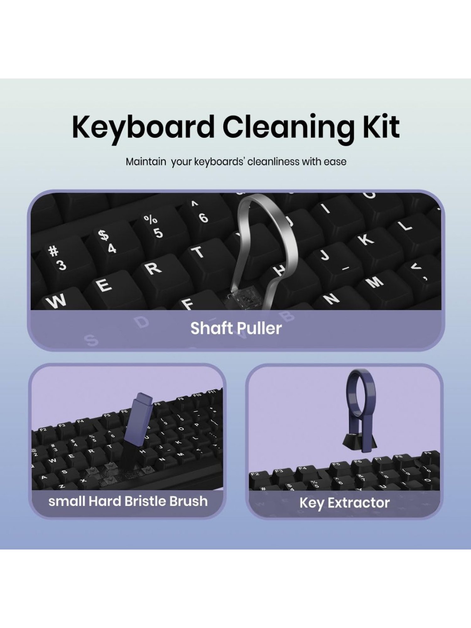 GRIPP 4 in 1 Professional Screen Cleaner Kit Includes Screen Cleanser Spray 150ml (Blue)