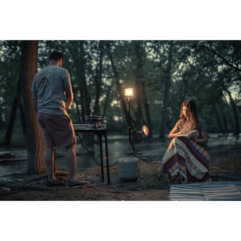 Stansport Stainless Steel Double Burner Stove With Stand