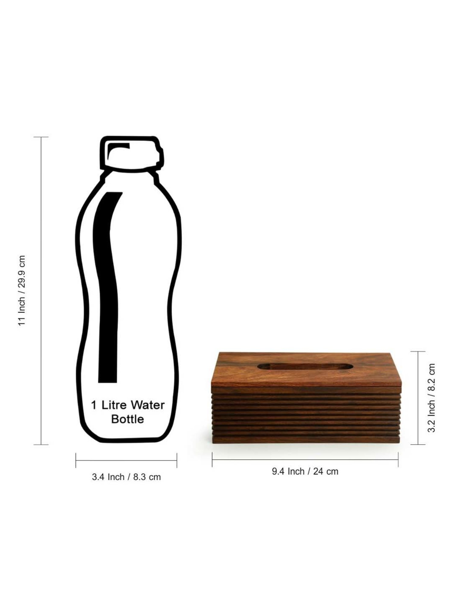 ExclusiveLane The Dancing Peacock Brown Sheesham Wood Napkin Holder - Set of 1