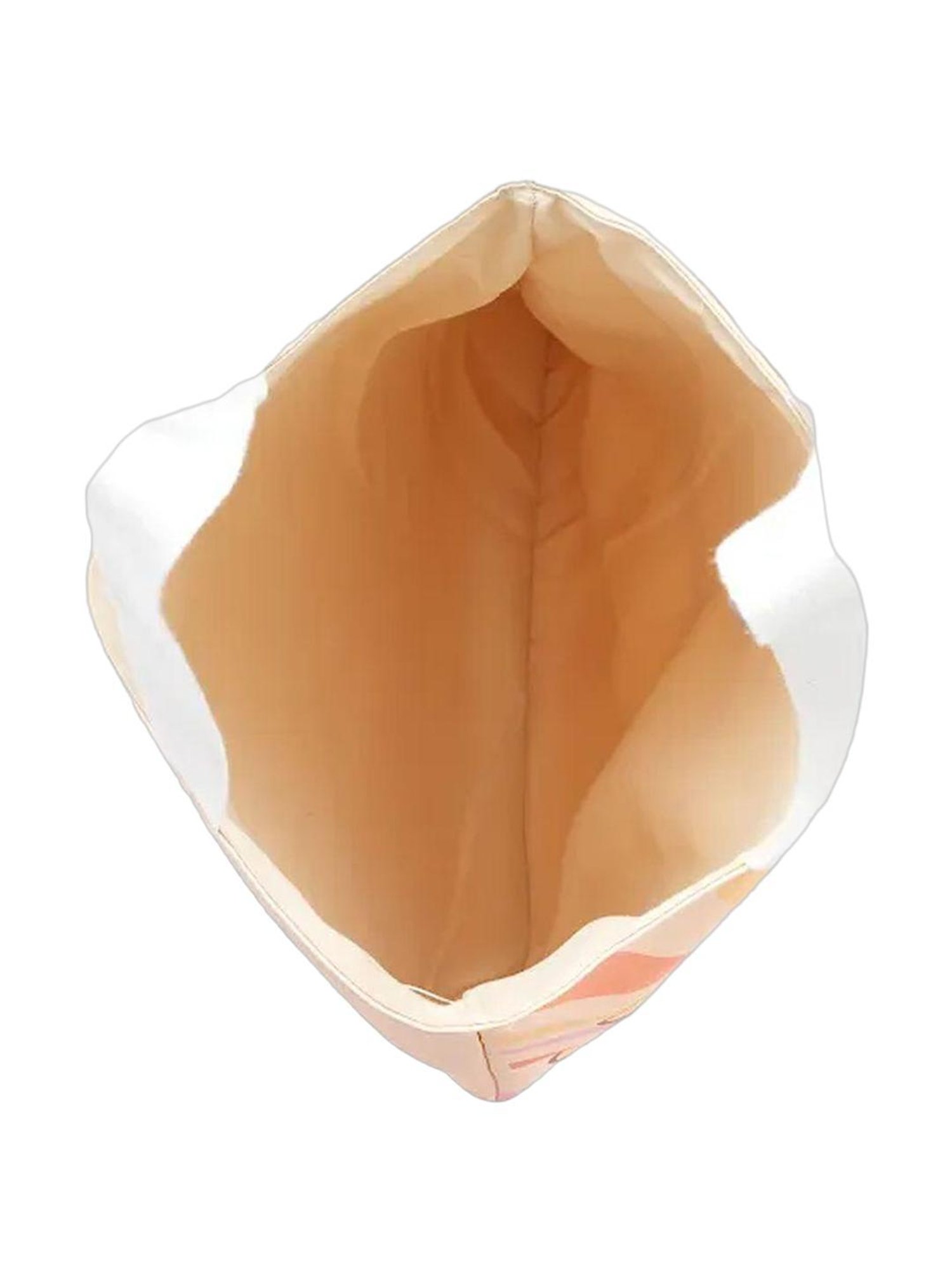 Aeropostale Groove Orange Printed Tote Handbag