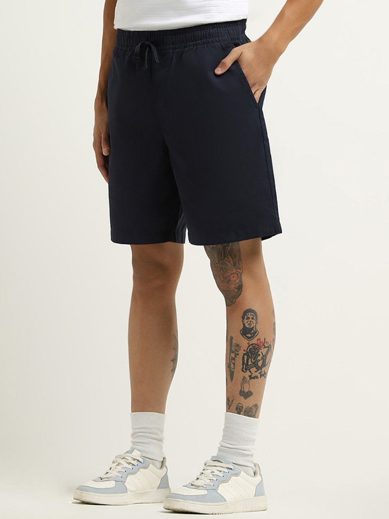 WES Lounge by Westside Navy Relaxed Fit Shorts
