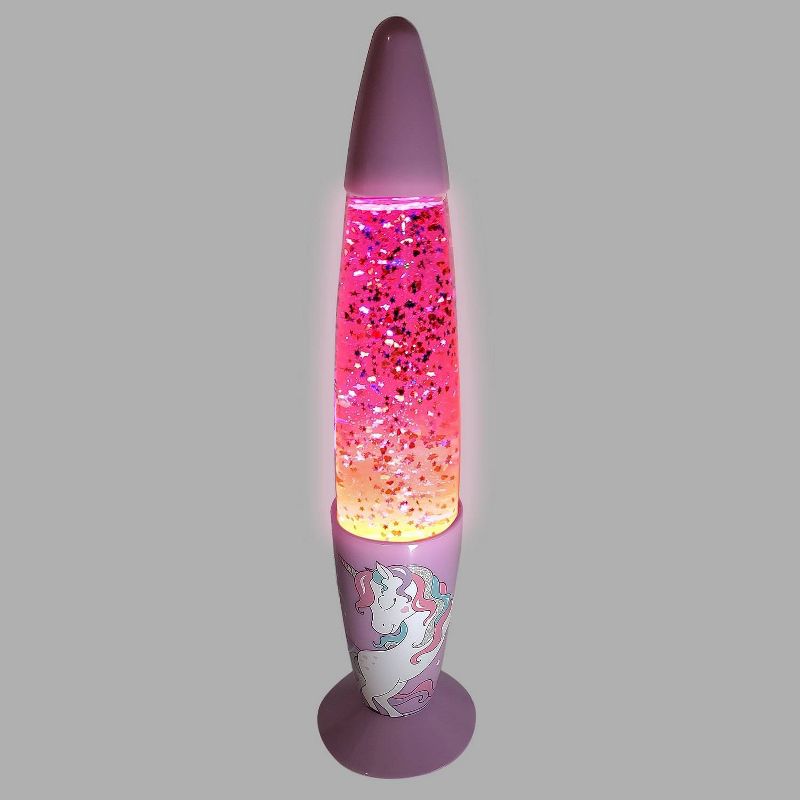 13.5" Unicorn USB Powered Glitter Motion Lamp