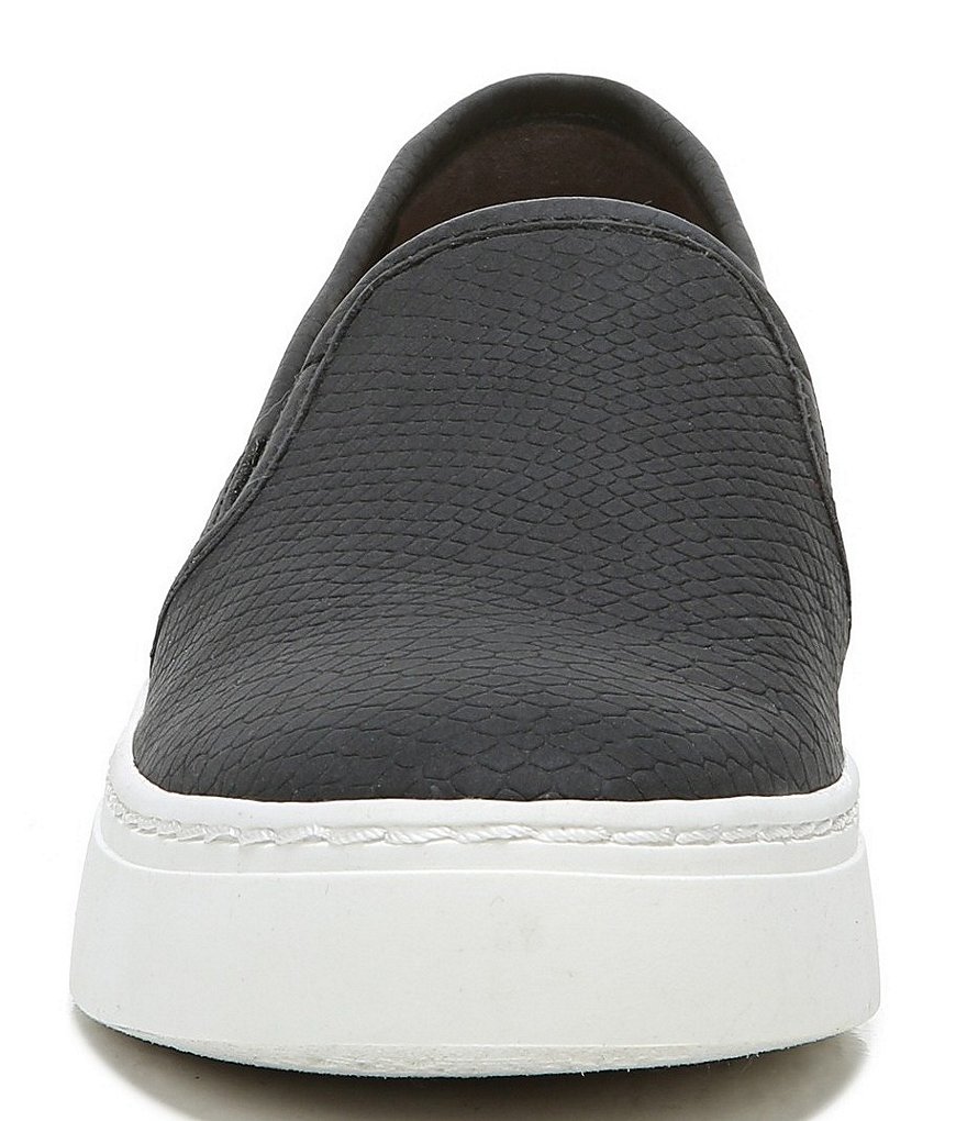 Zodiac Benson Snake Embossed Slip-On Platform Sneakers