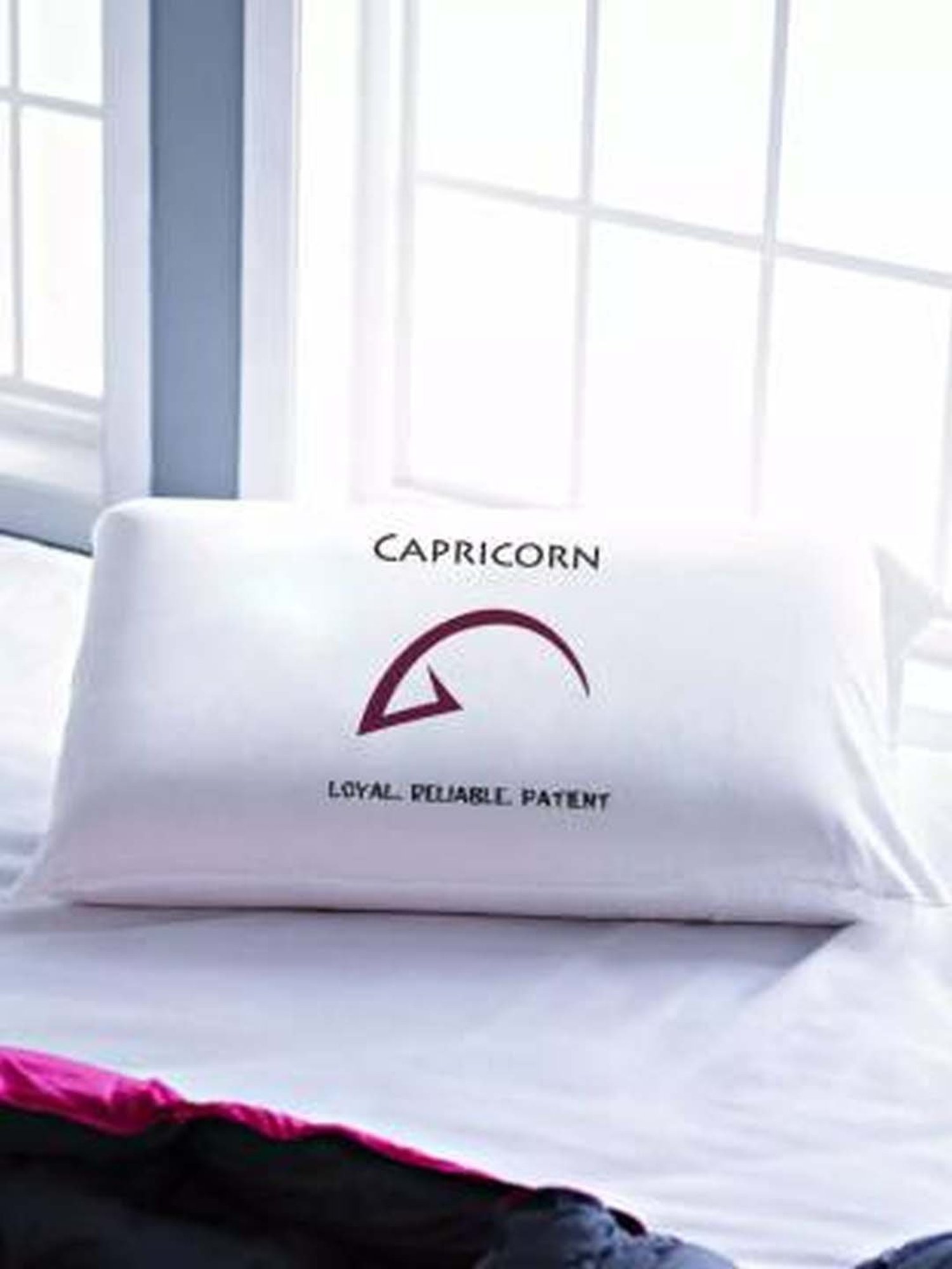 Stoa Paris White & Maroon Cotton 200 TC Pillow Cover - Set of 1