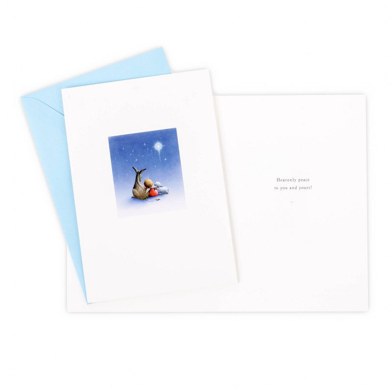 16ct Hallmark Donkey & Angel Greeting Cards