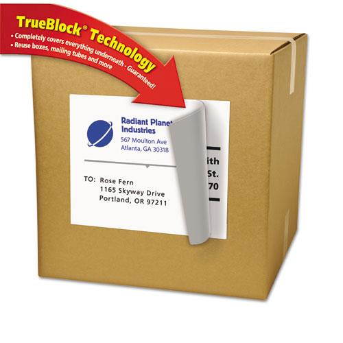 Avery Shipping Labels w/TrueBlock Technology Laser/Inkjet 3 1/3 x 4 White 3000