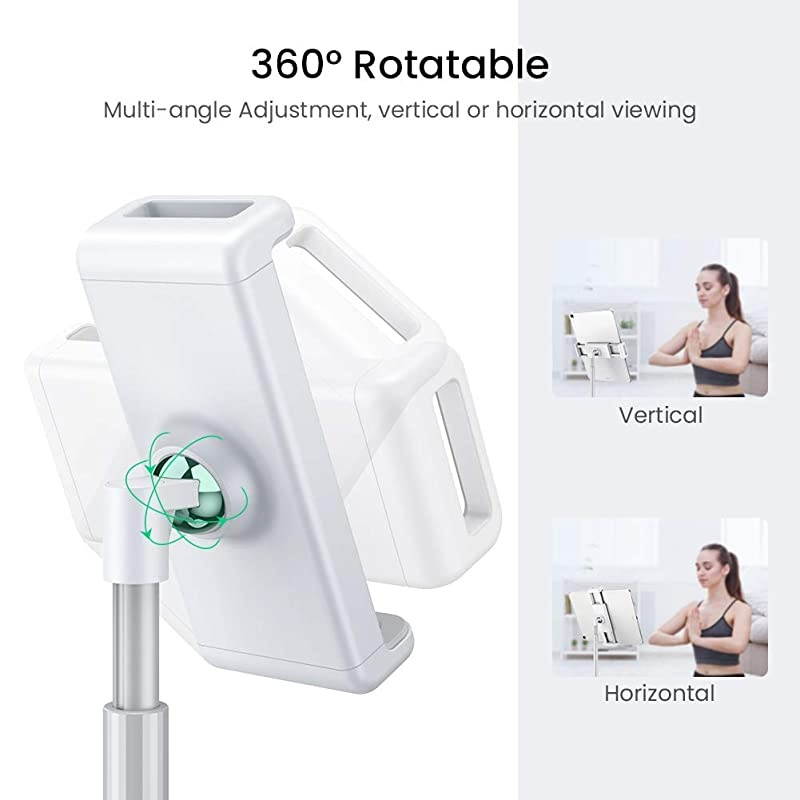 Tablet Stand Holder Height Adjustable Compatible for iPad Holder Desk Mount Dock Compatible for 2018 iPad Pro 12.9 iPad Air 10.5 Mini 4 3 2 Samsung Galaxy Tab A 10.1 Nintendo Switch