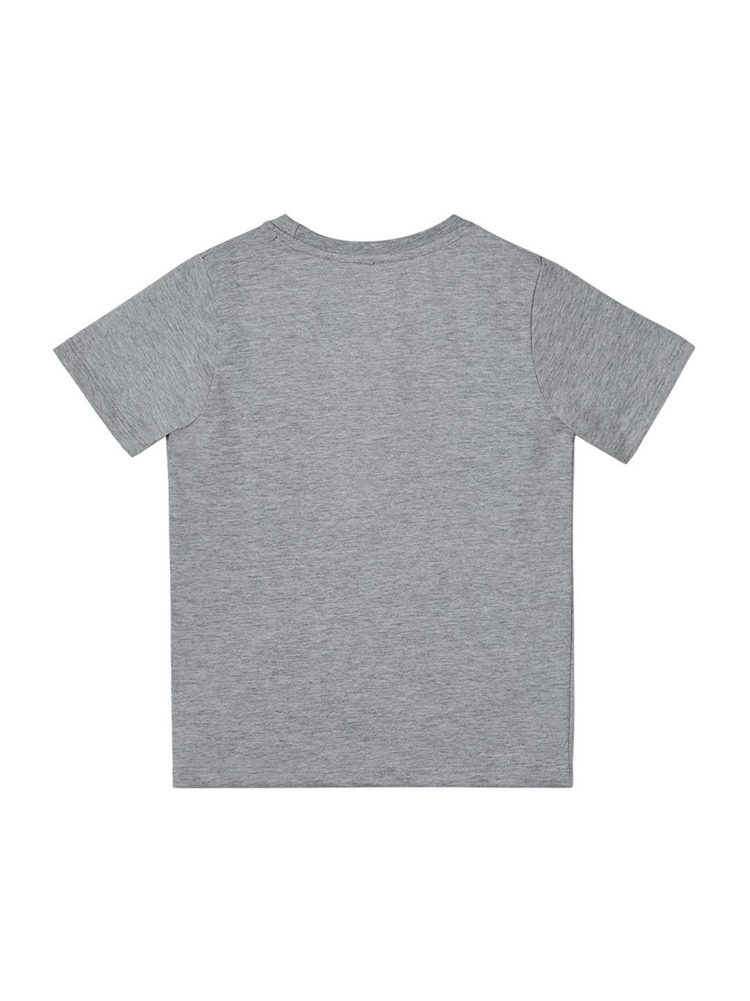 The Souled Store Kids Grey Cotton Printed T-Shirt
