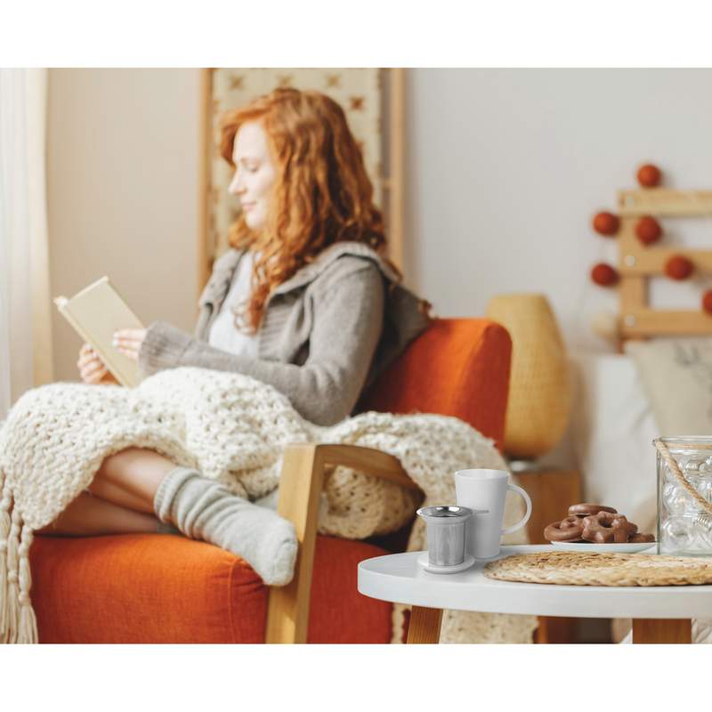 Wyndham House™ By MAXAM™ 13.5oz (400 ml) Porcelain Tea Steeping Mug