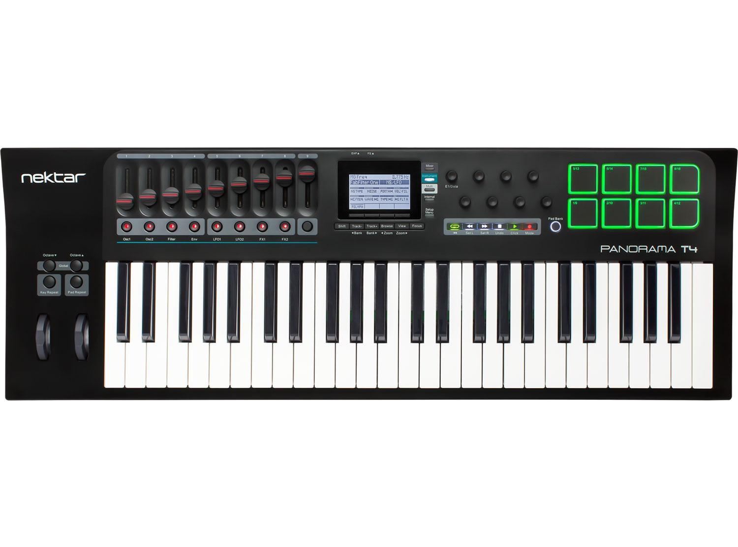 Nektar Panorama T4 49-Key USB MIDI Keyboard Controller