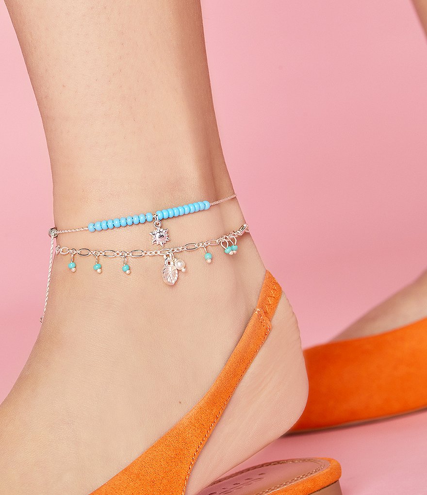 Alex and Ani Trop Palm Leaf Anklet