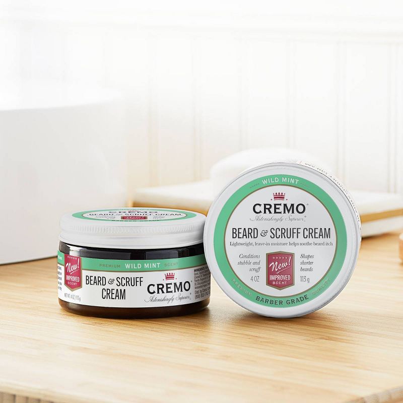 Cremo One-For-All Beard & Scruff Cream Mint Blend - 4oz