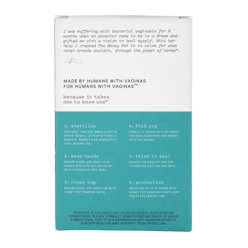 The Honey Pot Silicone Menstrual Cup - Size 2