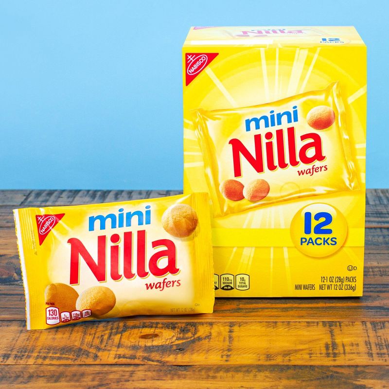 Mini Nilla Wafers Cookies - Munch Pack - 12oz/12ct