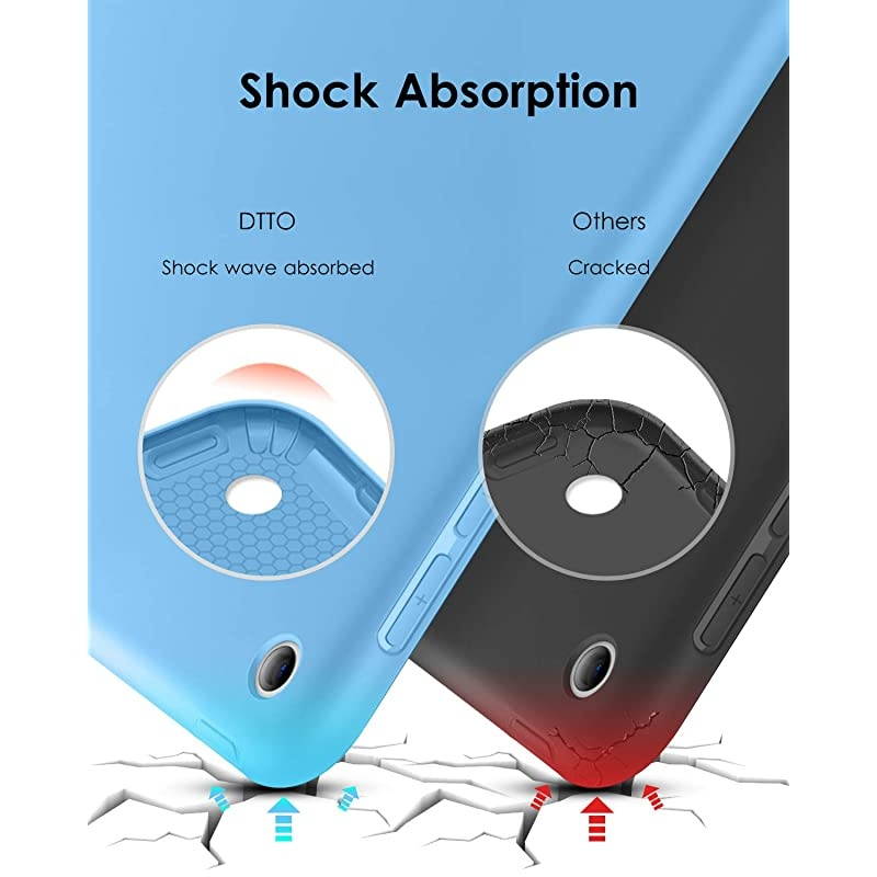 iPad 9.7 Case 2018 iPad 6th Generation Case/2017 iPad 5th Generation Case, Slim Fit Lightweight Smart Cover with Soft TPU Back Case for iPad 9.7 2018/2017 [Auto Sleep/Wake] - Blue Beach