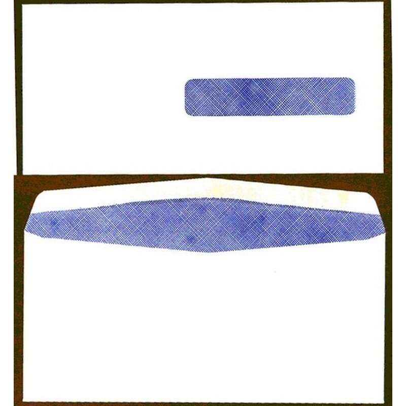 CMS-1500 #10-1/2 (4-1/2" x 9-1/2") Window Envelope, Self Seal (500/Box)