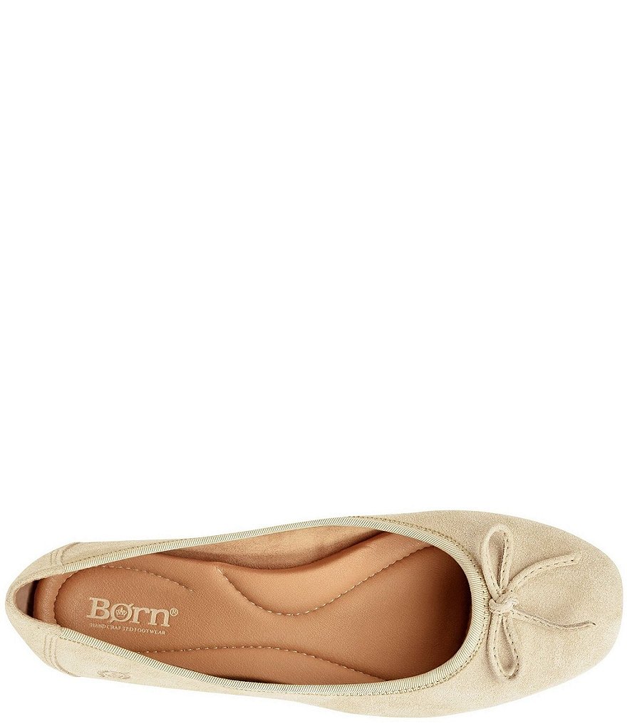 Born Brin Suede Leather Slip-On Flats