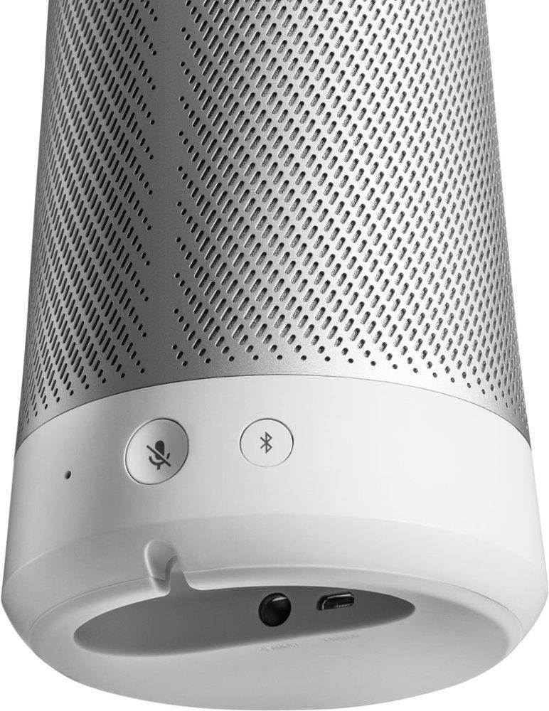 Harman Kardon INVOKE Voice-Activated Speaker with Cortana HKINVOKESILAM (Silver)