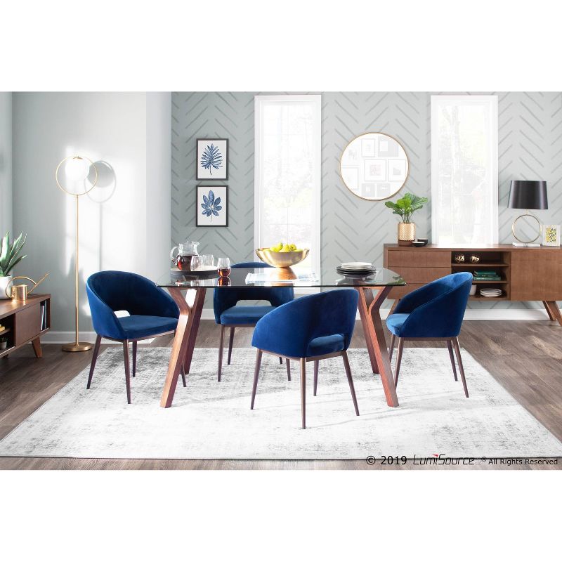 Metal and Frosted Glass Moon Contemporary Floor Lamp Gold (Includes LED Light Bulb) - LumiSource