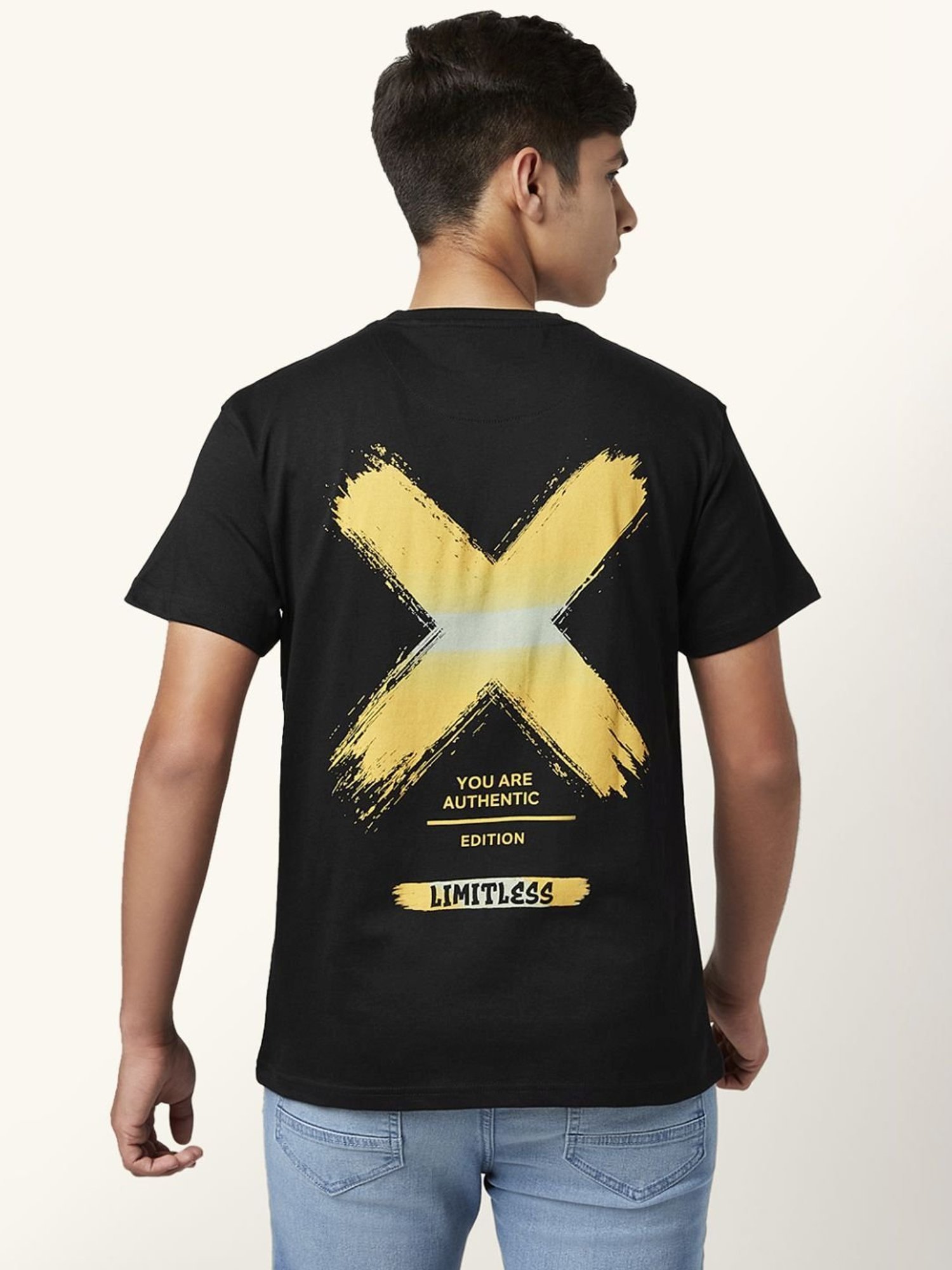 Coolsters by Pantaloons Kids Black Cotton Printed T-Shirt