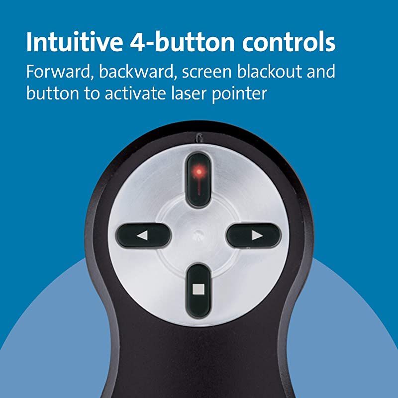 Wireless Presenter with Red Laser Pointer K33374USB