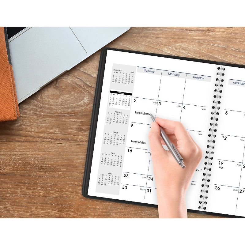 2021-22 Academic Planner 8.5" x 11" Flexible Cover Weekly/Monthly Wirebound Rose - The Home Edit