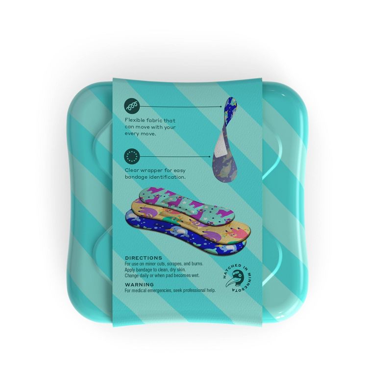 Welly Assorted Kids - Peculiar Pets Llama, Narwhal, Sloth -  Adhesive Bandages - 48ct