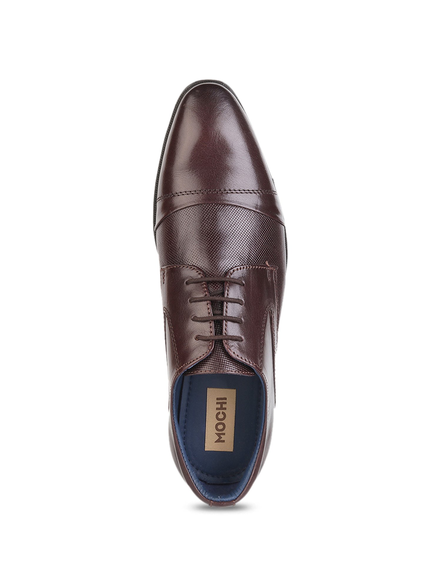 Mochi Men's Brown Shoe Lace-up