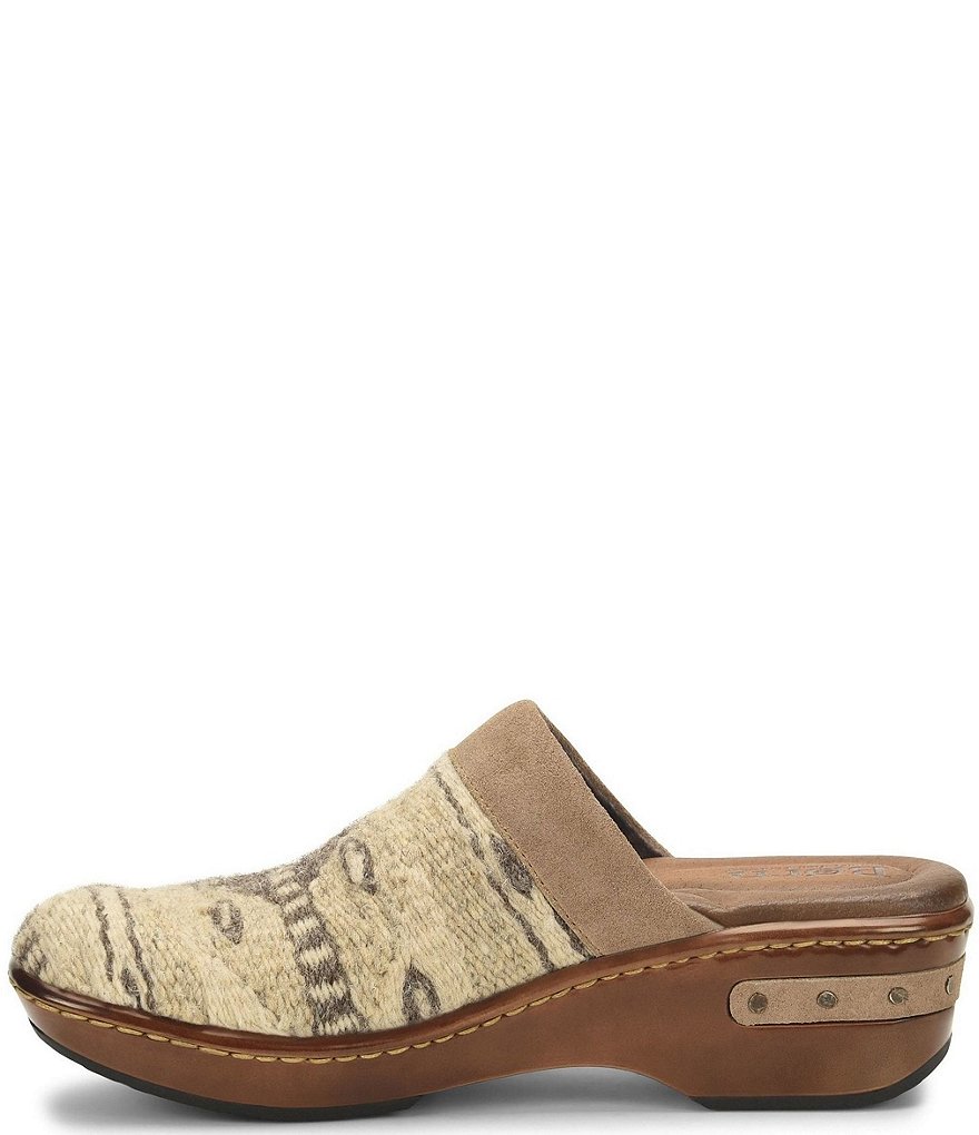 Born Bandy Southwest Wool Clogs