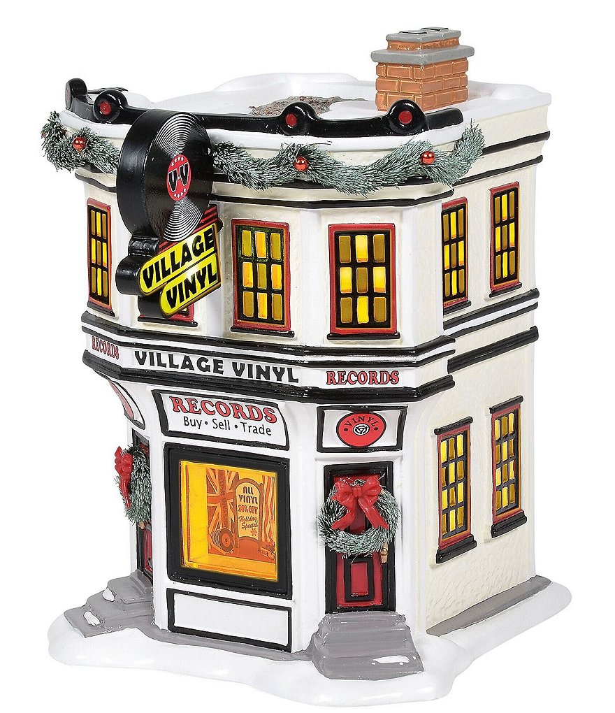 Department 56 The Original Snow Village Accessories Village Vinyl Lighted Building Figurine
