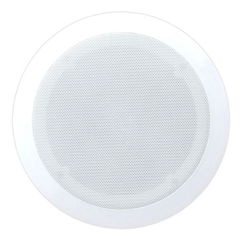 8) Pyle PDIC51RD 5.25 Inch 150W Round White In Ceiling Wall Flush Speakers Eight