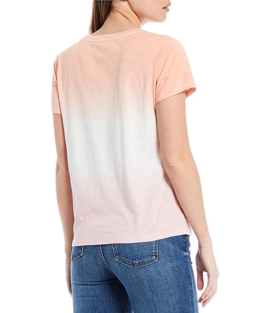 Sanctuary Tie Dye Crew Neck Short Sleeve Perfect Tee