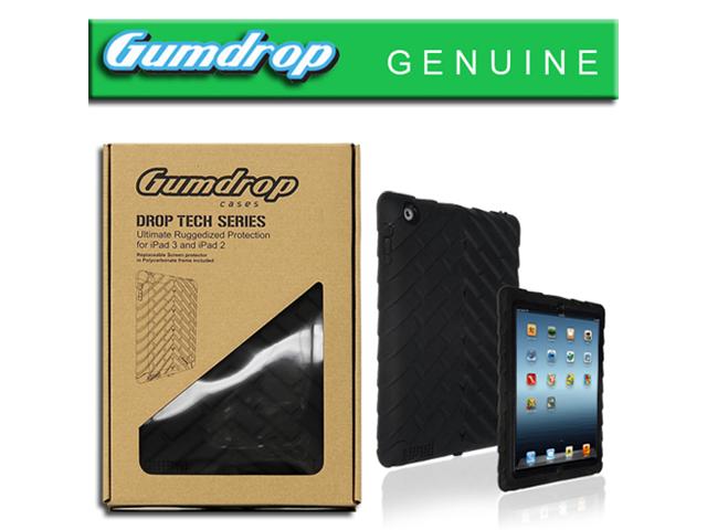 Gumdrop Cases Drop Series Tablet Case for Apple iPad 2, iPad 3, iPad 4 - Black/Black (DS-IPAD3-BLK-BLK)