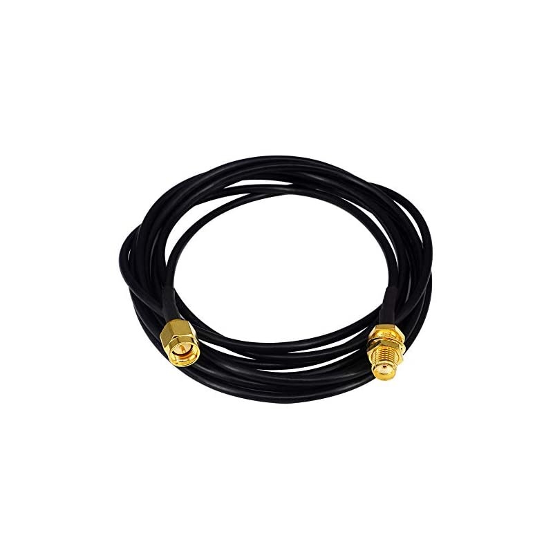 HT WiFi Antenna Extension Cable SMA Male to SMA Female Jumper RF Connector Adapter RG174 2M
