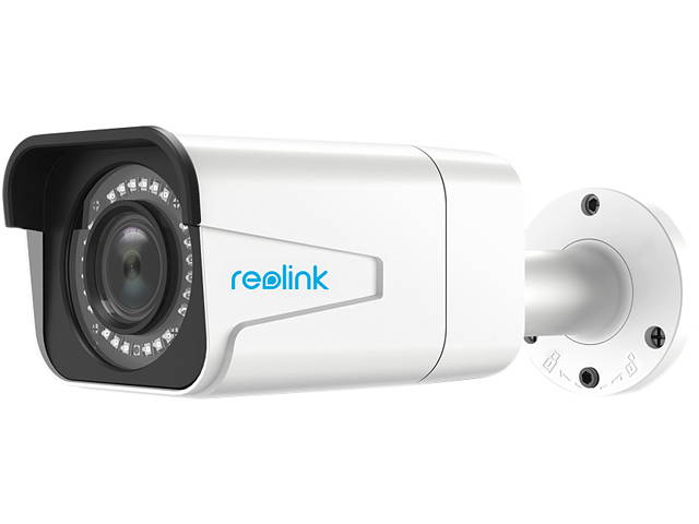 Reolink 5MP Super HD Wired Security IP Camera PoE Support 4X Optical Zoom, 100ft Night Vision, Local Storage, Playback, 24/7 Recording RLC-511