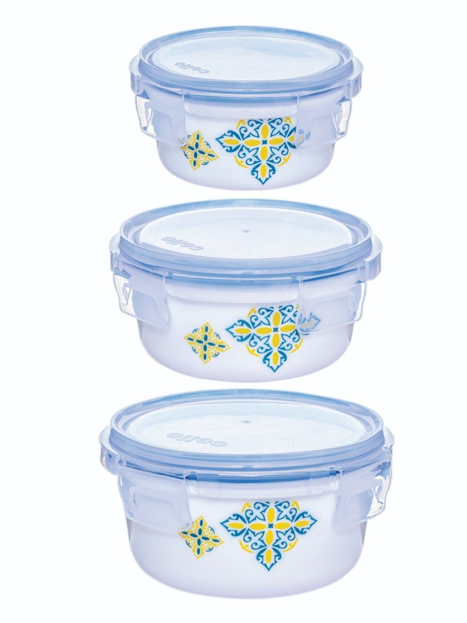 Cello White Opalware Storage Container - Set of 3